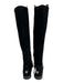 Larroude Shoe Size 8 Black Leather Suede Tall Boots Black / 8