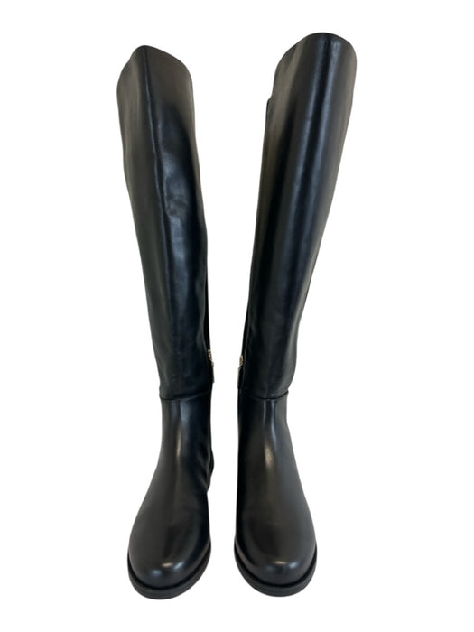 Larroude Shoe Size 8 Black Leather Suede Tall Boots Black / 8