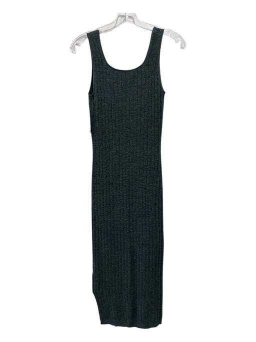 All Saints Size S Green Wool Blend Ribbed Sleeveless Knit Dress Green / S