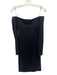 Amanda Uprichard Size P Black Rayon & Nylon Long Slit Sleeve Square Neck Dress Black / P