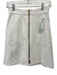 Diane Von Furstenberg Size 0 White No Fabric Tag Zip Up Pockets Skirt White / 0