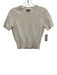 J Crew Size S White Cashmere Short Sleeve Crew Neck Top White / S