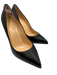 Christian Louboutin Shoe Size 37 Black Leather Stiletto Red Bottom Pumps Black / 37