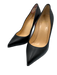 Christian Louboutin Shoe Size 37 Black Leather Stiletto Red Bottom Pumps Black / 37