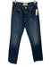Brandon Maxwell Size 24 Medium Wash Cotton Zip Fly Cinch Back Jeans Medium Wash / 24