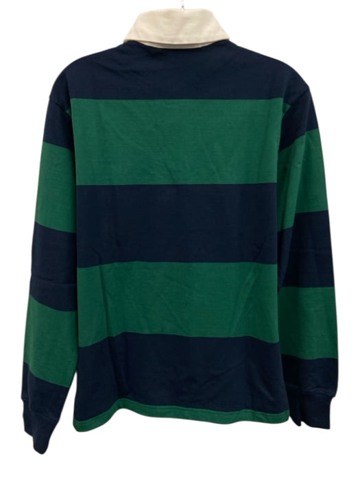 Rowing Blazers Size XS Green, White, Blue Cotton Striped polo Top Green, White, Blue / XS