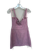 Milly Size 4 Pink & gray Cotton Blend Sleeveless Tweed Sweetheart Neckline Dress Pink & gray / 4