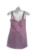 Milly Size 4 Pink & gray Cotton Blend Sleeveless Tweed Sweetheart Neckline Dress Pink & gray / 4