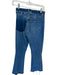Veronica Beard Size 26 Med Dark Wash Cotton Blend High Waist Flare Fringe Jeans Med Dark Wash / 26