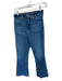 Veronica Beard Size 26 Med Dark Wash Cotton Blend High Waist Flare Fringe Jeans Med Dark Wash / 26
