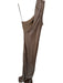 Karina Grimaldi Size S Taupe Viscose One Shoulder Slit Gown Taupe / S