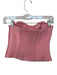 Hutch Size S Pink Polyester Blend Strapless Textured Cropped Top Pink / S