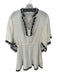 Sea New York Size S White & Black Cotton Embroidered Mini Sinch Waist Dress White & Black / S