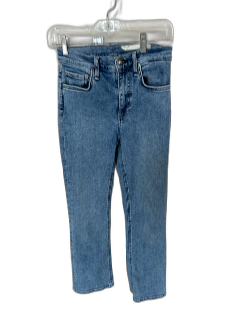 Rag & Bone Size 26 Light Wash Cotton Blend Low Rise Straight Leg Jeans Light Wash / 26