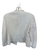 Theory Size 6 White Cotton Long Sleeve Textured Raw Hem Jacket White / 6