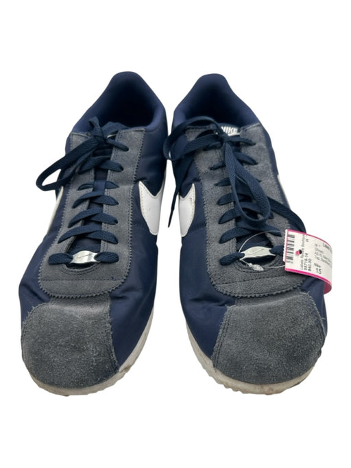 Nike Shoe Size 15 AS IS Navy Blue & White Suede Low Top Men's Shoes Navy Blue & White / 15