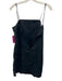 Madewell Size 0 Black Linen Spaghetti Strap Paneled Pocketed Dress Black / 0