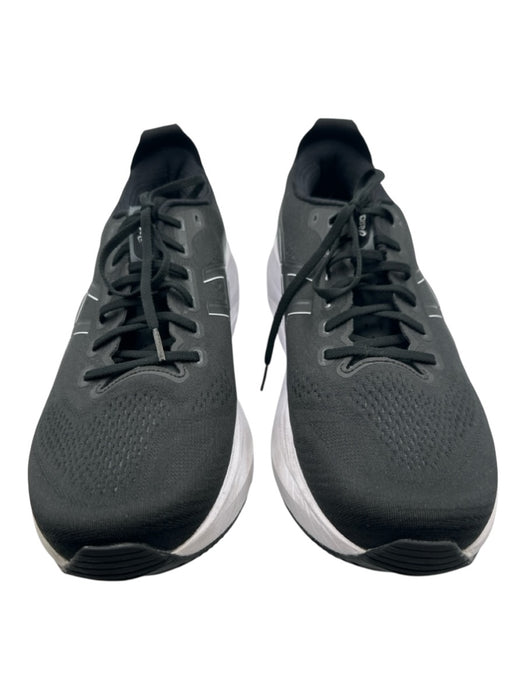 Asics Shoe Size 15 Black & White Synthetic Low Top Men's Shoes Black & White / 15
