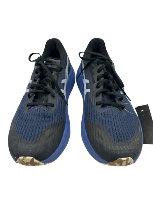 Asics Shoe Size 15 AS IS Blue & Black Synthetic Low Top Men's Shoes Blue & Black / 15