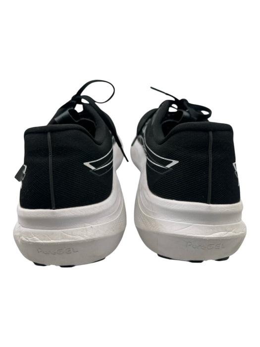 Asics Shoe Size 15 Black & White Synthetic Low Top Men's Shoes Black & White / 15