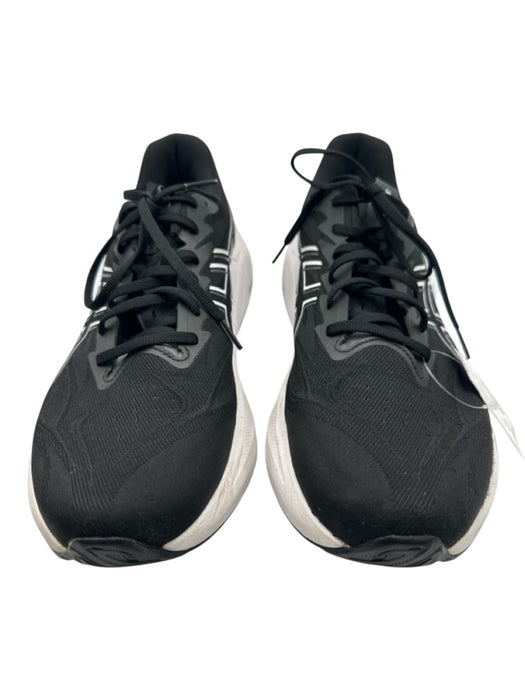 Asics Shoe Size 15 Black & White Synthetic Low Top Men's Shoes Black & White / 15