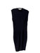 Herve Leger Size M Black Rayon & Spandex Bodycon Panel Detail Plunge Dress Black / M