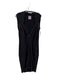 Herve Leger Size M Black Rayon & Spandex Bodycon Panel Detail Plunge Dress Black / M