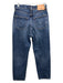 Moussy Size 25 Med Wash Cotton Denim Whiskering Button Fly Ripped Straight Jeans Med Wash / 25