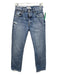 Moussy Size 25 Light Wash Cotton Denim Whiskering Button Fly Ripped Jeans Light Wash / 25