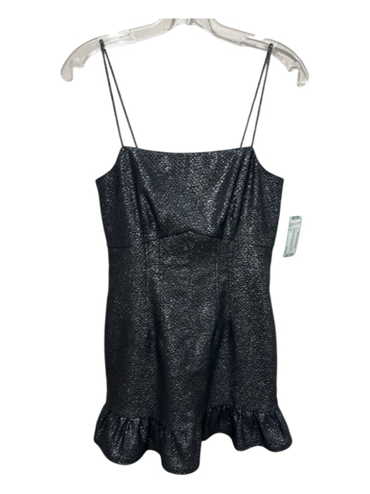 Saylor Size S Gunmetal & black Polyester & Lurex Spaghetti Strap Dress Gunmetal & black / S