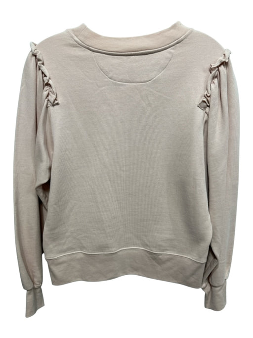Marie Oliver Size S Dusty Pink Cotton Long Balloon Sleeve Sweatshirt Sweater Dusty Pink / S