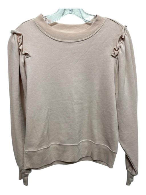 Marie Oliver Size S Dusty Pink Cotton Long Balloon Sleeve Sweatshirt Sweater Dusty Pink / S