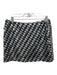 Anna Cate Size S Black, White & Silver Polyester & Nylon All Over Sequins Skirt Black, White & Silver / S