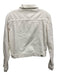 Free People Size XS Cream Cotton Denim Silver Buttons Patch Pocket Jacket Cream / XS