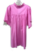 Sofia Size Est M Bubblegum Pink Cotton Blend Ruffle Collar Wide Sleeve Dress Bubblegum Pink / Est M