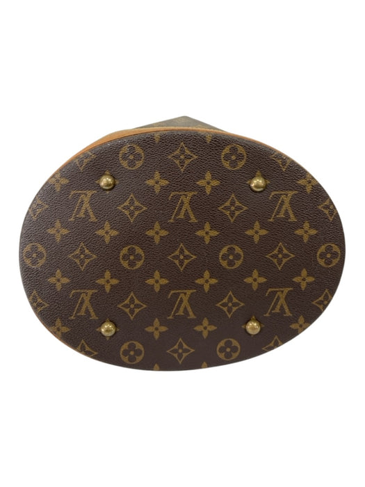 Louis Vuitton Brown Print Coated Canvas Monogram Bucket Bag Brown Print / M/L