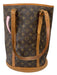 Louis Vuitton Brown Print Coated Canvas Monogram Bucket Bag Brown Print / M/L