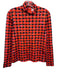 La Double J Size M Red, Green, Black Poliamide Mock Neck Cherries Top Red, Green, Black / M