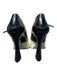 Prada Shoe Size 38 Black & White Leather & Rubber Mary Jane High Heel Shoes Black & White / 38