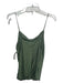 Cami NYC Size S Green Silk Spaghetti Strap Slip dress Cowl neck Top Green / S