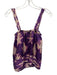 Ulla Johnson Size 2 purple & pink Silk Tie Dye Sleeveless Ruffle Detail Tank Top purple & pink / 2