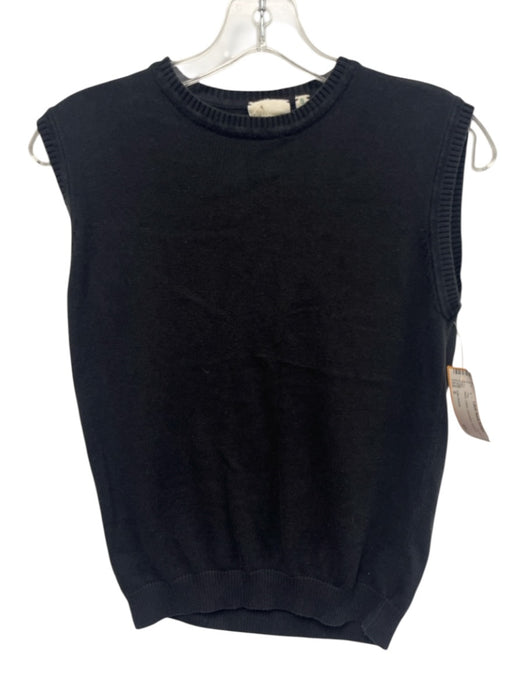 Julia Armory Size S Black Cotton Sleeveless Top Black / S