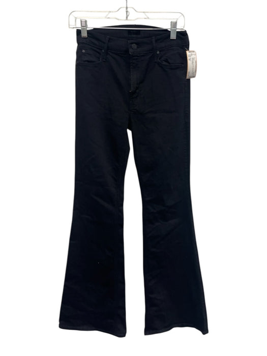 Mother Size 26 Black Cotton Zip Fly High Rise Boot Cut Jeans Black / 26
