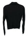 Reformation Size Small Black Cashmere Blend Long Sleeve Button Front Sweater Black / Small