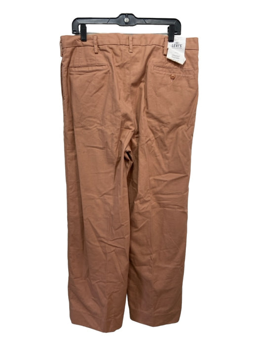 Levis NWT Size 34 Tan Cotton Blend Solid Wide Leg Khakis Men's Pants 34