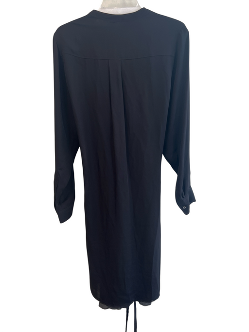 Isabel Marant Size 40 Black 100% Silk Raw Edge Detail Asymmetric Ruffle Dress Black / 40