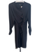 Isabel Marant Size 40 Black 100% Silk Raw Edge Detail Asymmetric Ruffle Dress Black / 40