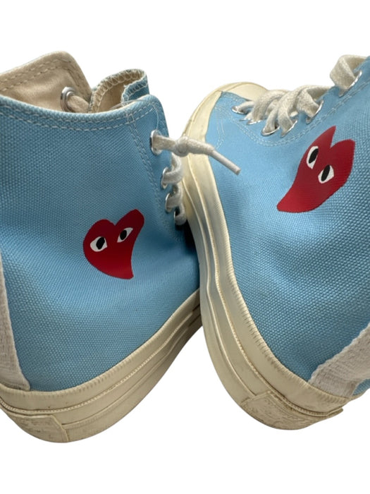 Converse x Comme Des Garcon Shoe Size 9 Light blue, white, red Canvas Sneakers Light blue, white, red / 9
