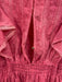 Love Shack Fancy Size S Pink Cotton Short Ruffle Sleeve Lace Snaps Mini Dress Pink / S