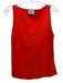 Rachel Comey Size 0 Orange Polyester Blend Sleeveless V Neck Side Slits Top Orange / 0
